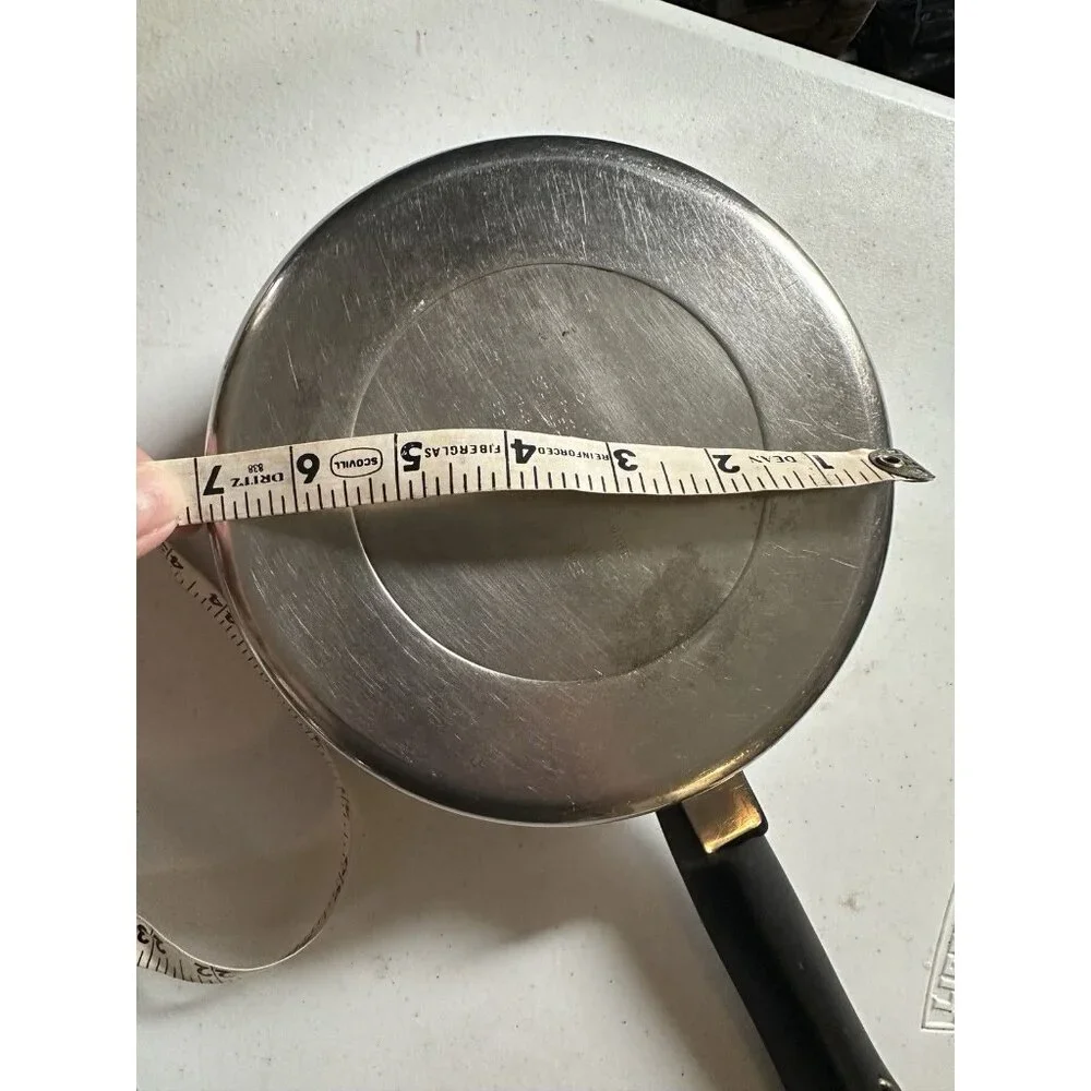 DUNCAN HINES‎ SAUCE PAN POT AND LID 3 PLY 18-8 STAINLESS STEEL 1 QT VERY GOOD